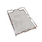 YB0001 Elegant Zig Mirror Tray Copper(L)