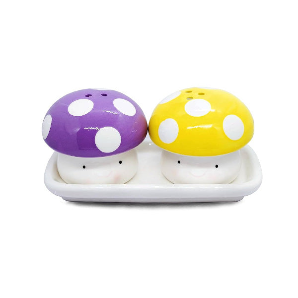 YM26 3Pcs Mushroom Salt &amp; Papper Set