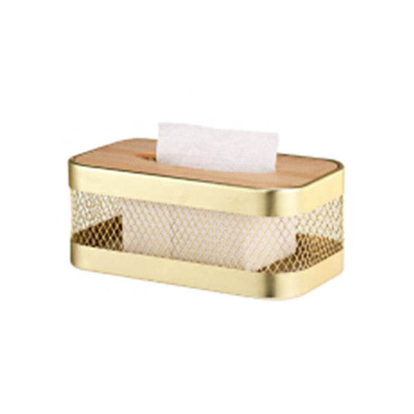 YM8822M-G Tissue Box Golden 24c