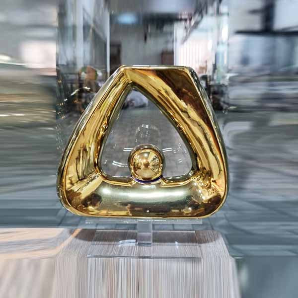 YT389B Decore Vase Golden (S)