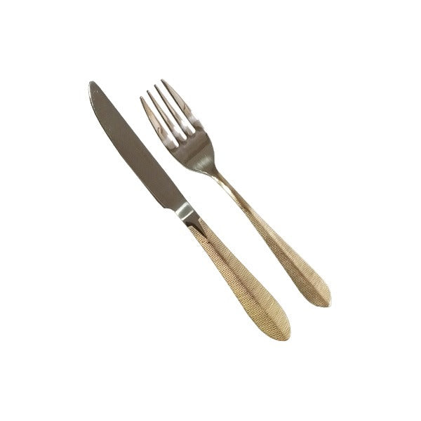 YY085 12Ps Fruit Knife+Fork Alpenburg36c