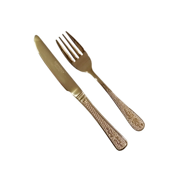 YY087 12Ps Fruit Knife+Fork Alpenburg36c