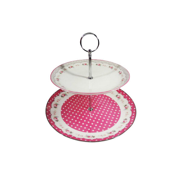 ZP038 2Tier Pastry Pink ANGELA 12c