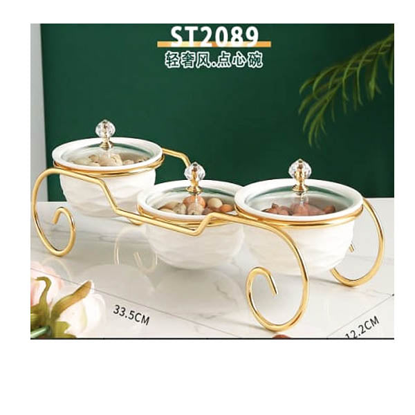 ZQ-021W-3 Condiment W-Stand White