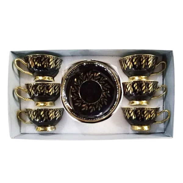 ZQ-084 6Pcs Cup & Saucer