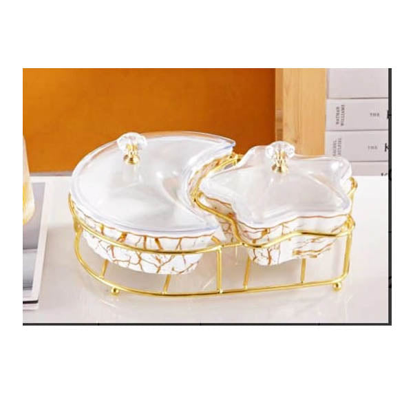 ZQ-098-W 2 Section Dish Moon-Star 32c