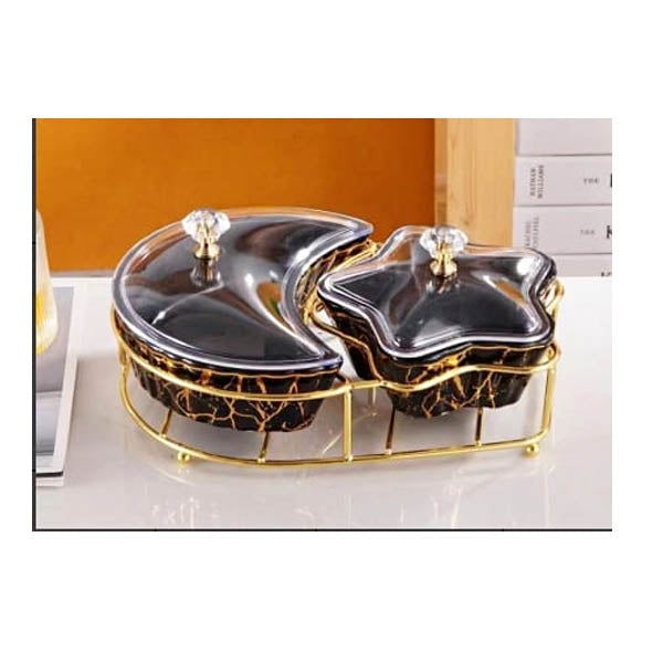 ZQ-099-B 2 Section Dish Moon-Star 32c