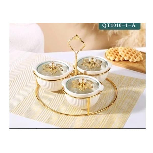 ZQ-114-3 Flower Condiment W-S White 18c