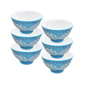 ZQ-140-SB 5"Relief Bowl 6Pcs Set 12c
