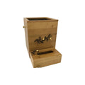 WB1090 Tissue Bin Set Wood (Gold)