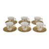 BRD251 6Pcs Cup Saucer Set ANGELA