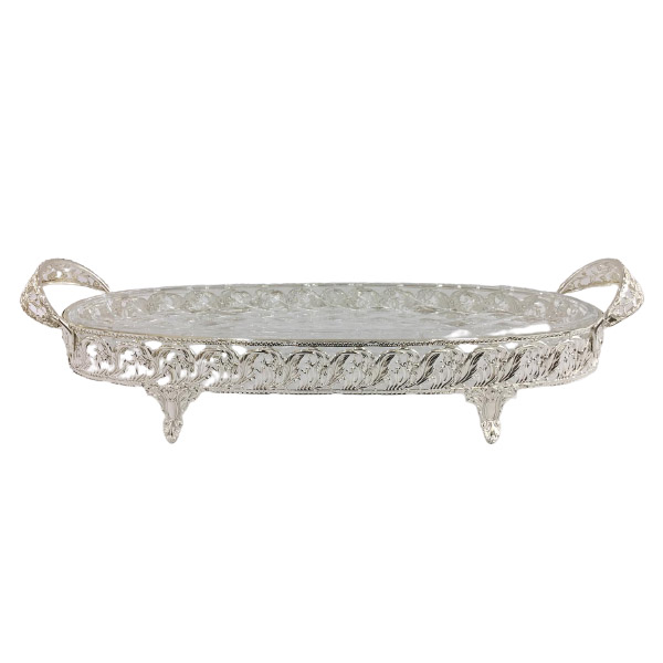 TA2555 Long Glass Tray (S) - Bhojas Collection