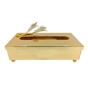 TA2589 G Lily Tissue Box 12c
