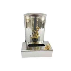 WB299 2Pcs Silver Bin Set ORCHID