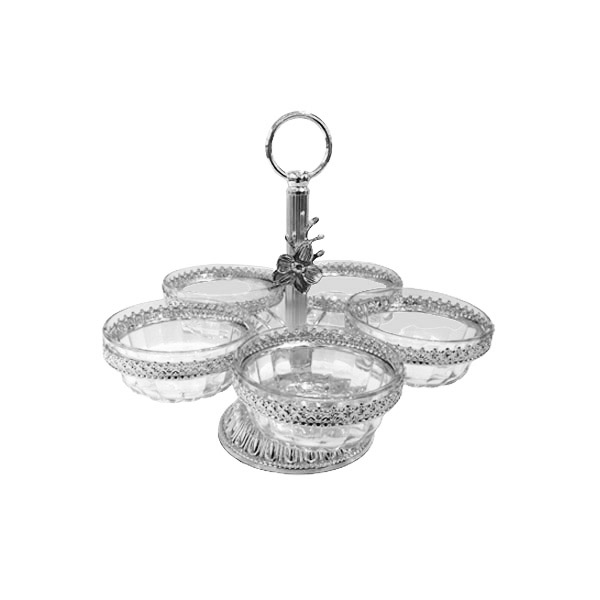 WB350 5Way Round Condiment Hold ORCHID - Bhojas Collection