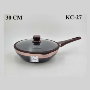 KC27 Granite Wok 30cm Black Copper