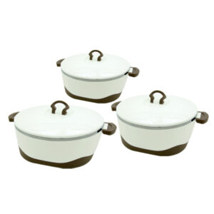 PB633/3 Brown 3Pcs Versatile Hot Pot 6pc