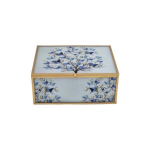 RY272 Blue Butterfly Jewellery Box