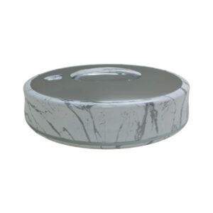 335W/S Oval White Silver Hotpot 5.0 Liter