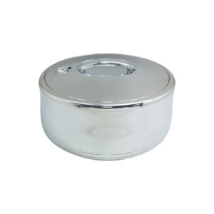 666S-S Round Silver Hotpot 6.0 Liter