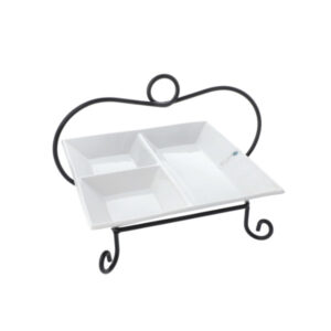 ES3854 Sq Divider Plate Stand Symphny