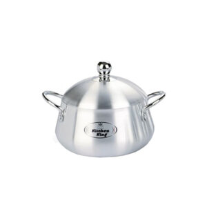 KK15718 Julia Metal Finish Belly Pot 18cm