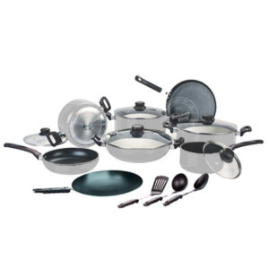 KK7510502 Lumina 15 Piece Cooking Set Gray
