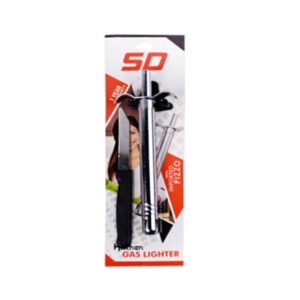 SD Sparkle Gas Ligter S/S & Knif 10p Box