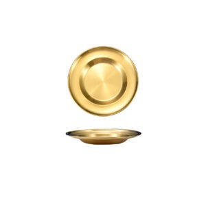GST1051 20cm Deep Dinnig Plate Gold
