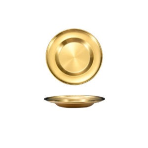 GST1052 23cm Deep Dinnig Plate Gold