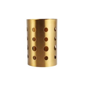 GST1094 Round Chopstick Barrel Gold 10*17cm