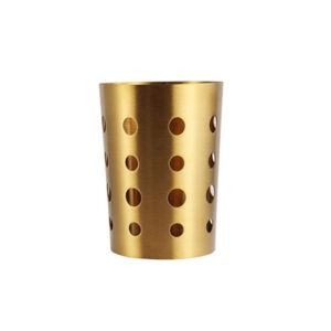 GST1095 Round Chopstick Barrel Gold 10*15cm