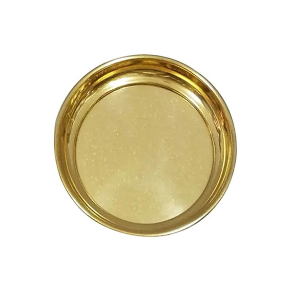 DS1011 Round Gold Tray 45cm - Bhojas Collection