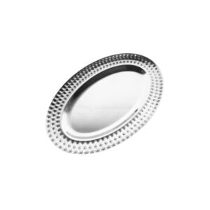 GST2005 Oval Tray 35cm Silver