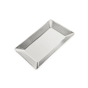 GST2017 Rect Tray 30*20cm Silver