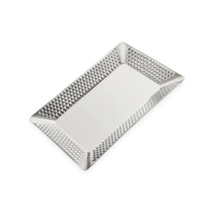 GST2018 Rect Tray 32*22cm Silver