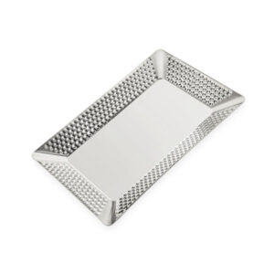 GST2019 Rect Tray 34*24cm Silver
