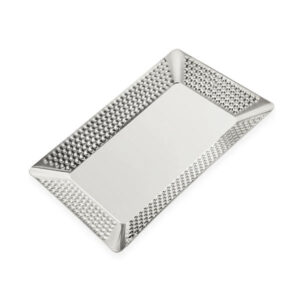 GST2020 Rect Tray 36*26cm Silver