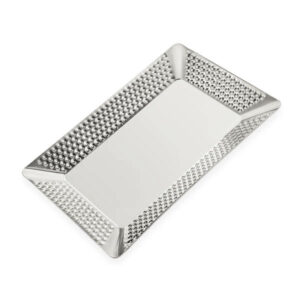 GST2021 Rect Tray 38*28cm Silver