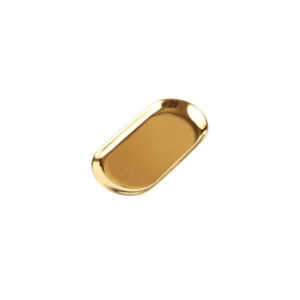 GST2036 Oval Long Tray 12*22cm Gold