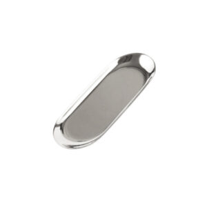 GST2046 Oval Long Tray 14*34cm Silver