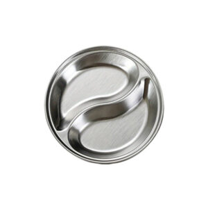 GST2073 1*2 Sauce Dish 12cm Silver