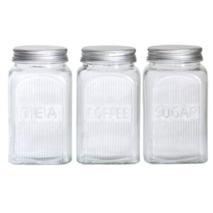 1988-37 3Piece Glass Jar Set