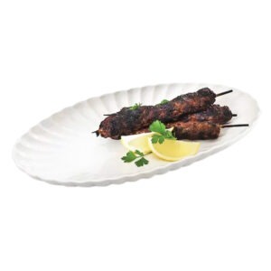 SY7566 Groove OvalServingTray 32cm