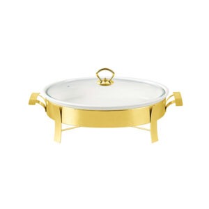 BR0003 Oval Dish With Candle Stand