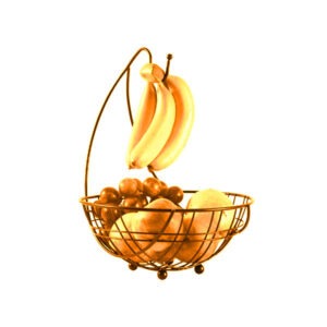 35006G Fruit Basket Iron 24c