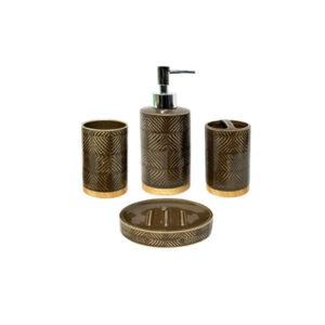 3T-008 (G0437) 4Pcs Bart Set Brown