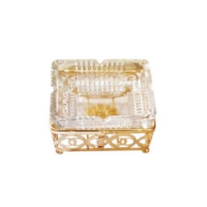 JWG-023 Sqr Ash Tray Gold