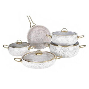 BOS-001 (FE-09) 9Pcs Cook Set White