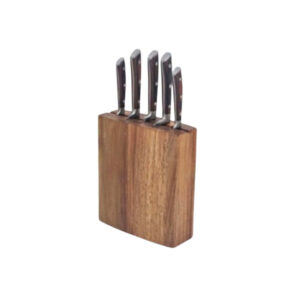 HP82 6Pcs Knief Set Wood Brown